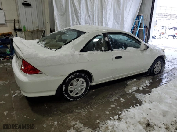 2004 Honda Civic VP with VIN 1HGEM22124L002849, listed as a Copart auction lot 87363654 with 140,665 mi miles and Salvage Title. Bid and sale history available at carsss.com. Image 3.