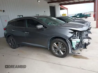 2019 Nissan Murano S with VIN 5N1AZ2MJ2KN123499, listed as a IAAI auction lot 41915232 with 55,772 mi miles and . Bid and sale history available at DreamBid. Image 13.