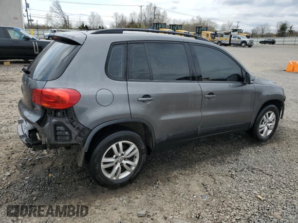 2016 Volkswagen Tiguan S with VIN WVGBV7AX4GW593475, listed as a Copart auction lot 52433155 with 140,356 mi miles and Salvage Title. Bid and sale history available at DreamBid. Image 3.