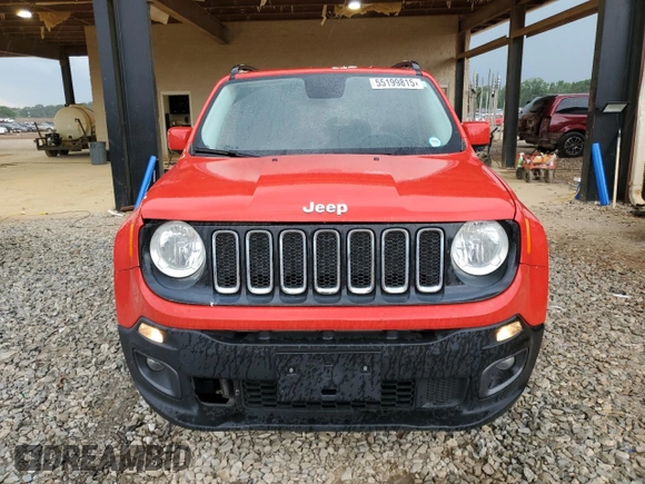 2016 Jeep Renegade Latitude with VIN ZACCJABT6GPE36959, listed as a Copart auction lot 55199815 with 94,660 mi miles and Clean Title. Bid and sale history available at DreamBid. Image 5.
