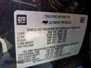 2024 GMC Sierra 2500HD AT4 z VIN 1GT49PE77RF264722, wystawiony jako Copart lot #49703595 z przebiegiem Nie podano mil oraz Szkoda całkowita • Salvage title. Historia ofert i sprzedaży dostępna na DreamBid. Obrazek 12.