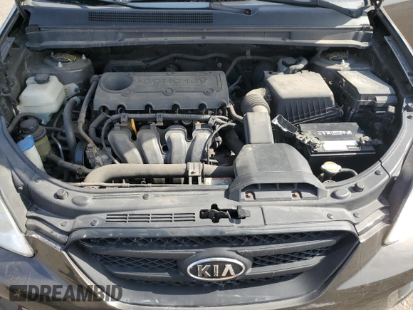 2009 Kia Rondo LX with VIN KNAFG528197275111, listed as a Copart auction lot 48958785 with 168,033 mi miles and Salvage Title. Bid and sale history available at carsss.com. Image 12.