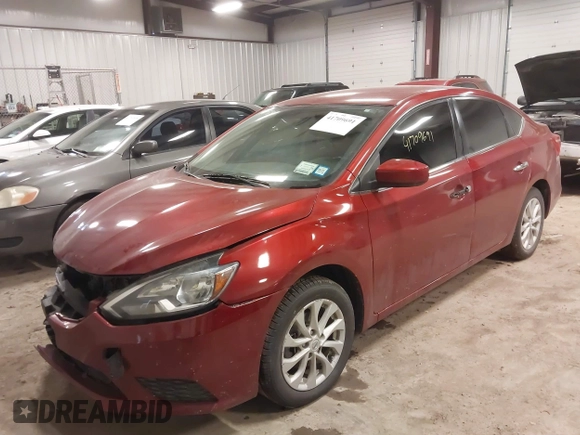 2019 Nissan Sentra SV with VIN 3N1AB7AP2KY399265, listed as a IAAI auction lot 41709691 with 78,589 mi miles and . Bid and sale history available at DreamBid. Image 17.