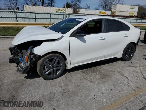 2021 Kia Forte GT-Line with VIN 3KPF34AD7ME367047, listed as a Copart auction lot 50537905 with 66,686 mi miles and Salvage Title. Bid and sale history available at carsss.com. Image 1.