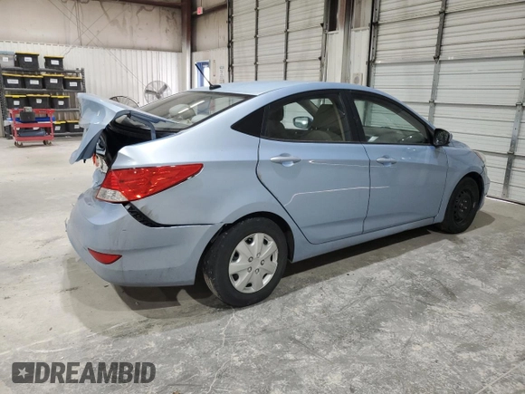 2013 Hyundai Accent GLS with VIN KMHCT4AE1DU542823, listed as a Copart auction lot 49274385 with 197,078 mi miles and Salvage Title. Bid and sale history available at carsss.com. Image 3.