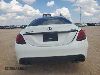2019 Mercedes-Benz C 43 AMG with VIN 55SWF6EB4KU303646, listed as a Copart auction lot 70052434 with Not provided miles and Non repairable. Bid and sale history available at DreamBid. Image 6.