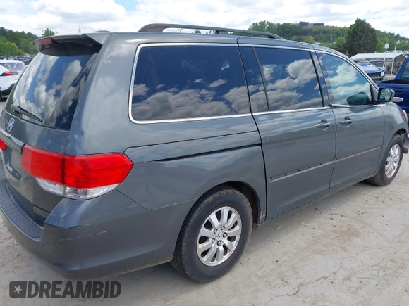 2008 Honda Odyssey EX-L with VIN 5FNRL38678B410526, listed as a IAAI auction lot 42206735 with 185,279 mi miles. Bid and sale history available at carsss.com. Image 4.
