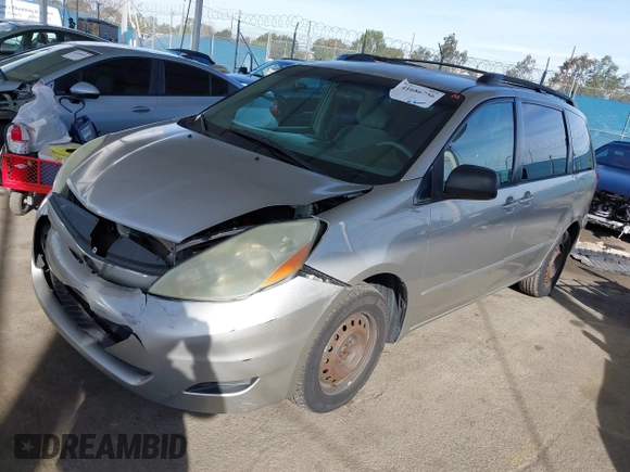 2006 Toyota Sienna CE with VIN 5TDZA23C56S508377, listed as a IAAI auction lot 41686756 with 167,465 mi miles. Bid and sale history available at carsss.com. Image 2.