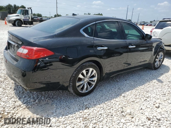 2011 Infiniti M with VIN JN1BY1AP8BM325853, listed as a Copart auction lot 67599954 with 158,303 mi miles and Salvage Title. Bid and sale history available at DreamBid. Image 3.