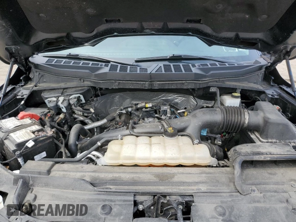 2022 Ford F-150 XL with VIN 1FTEX1EP8NFC46845, listed as a Copart auction lot 51635285 with 68,192 mi miles and Salvage title. Bid and sale history available at DreamBid. Image 11.