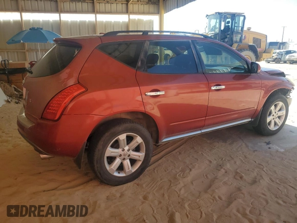 2006 Nissan Murano SL с VIN JN8AZ08T56W418217, выставлен на аукционе Copart как лот 57130025 с пробегом 189 685 миль миль и Списание • Salvage title. История ставок и продаж доступна на DreamBid. Изображение 3.