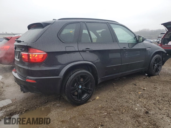 2012 BMW X5 M with VIN 5YMGY0C53CLK27448, listed as a Copart auction lot 80757454 with 146,435 mi miles and Salvage Title. Bid and sale history available at carsss.com. Image 3.