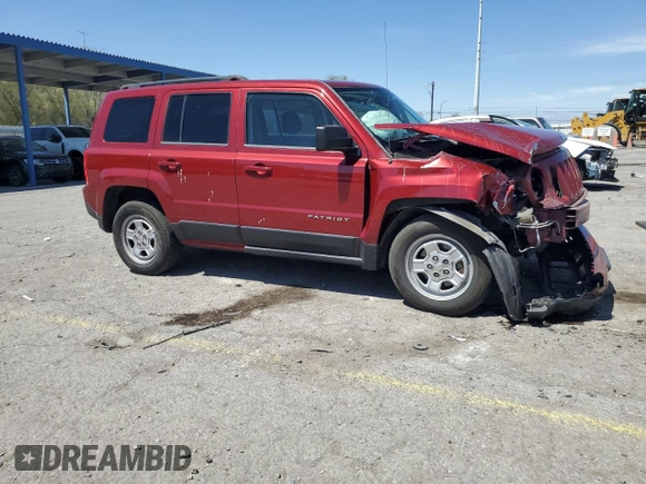2014 Jeep Patriot Sport z VIN 1C4NJPBB2ED881049, wystawiony jako Copart lot #57363385 z przebiegiem 169 405 mil mil oraz Szkoda całkowita • Salvage title. Historia ofert i sprzedaży dostępna na DreamBid. Obrazek 4.