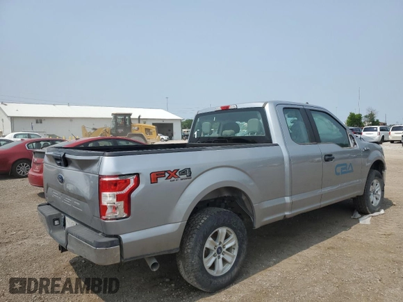 2020 Ford F-150 XL with VIN 1FTFX1E57LKD31540, listed as a Copart auction lot 59100905 with 83,177 mi miles and Salvage title. Bid and sale history available at DreamBid. Image 3.