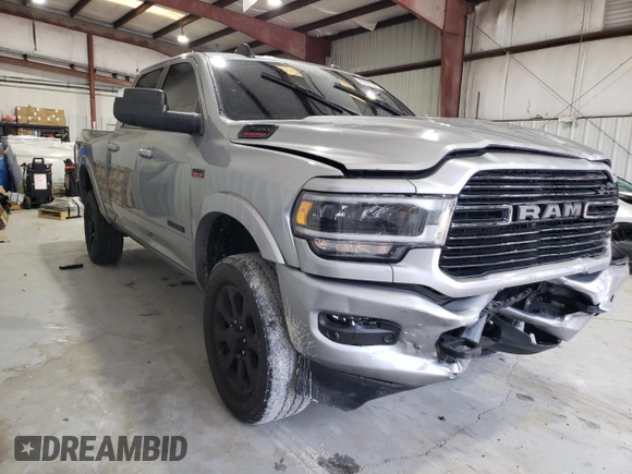 2022 Ram 2500 Laramie with VIN 3C6UR5FJ0NG236257, listed as a Copart auction lot 60559085 with 47,821 mi miles and Salvage title. Bid and sale history available at DreamBid. Image 4.