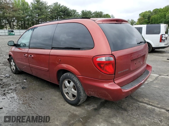 2007 Dodge Grand Caravan SXT z VIN 2D4GP44L97R181107, wystawiony jako Copart lot #56330705 z przebiegiem 4 120 mil mil oraz Szkoda całkowita • Salvage title. Historia ofert i sprzedaży dostępna na DreamBid. Obrazek 2.