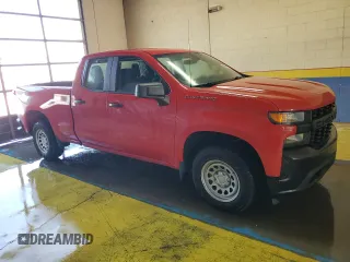 2020 Chevrolet Silverado 1500 Work Truck with VIN 1GCRWAEF1LZ180131, listed as a Copart auction lot 77187734 with 144,983 mi miles and Clean Title. Bid and sale history available at DreamBid. Image 4.