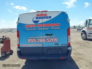 2015 Ford Transit Cargo Van with VIN 1FTNR1ZM4FKA78060, listed as a IAAI auction lot 42092332 with 203,564 mi miles. Bid and sale history available at carsss.com. Image 16.