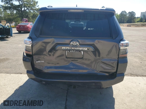2016 Toyota 4Runner SR5 with VIN JTEZU5JR0G5131332, listed as a Copart auction lot 52761675 with 82,731 mi miles and Salvage title. Bid and sale history available at DreamBid. Image 6.