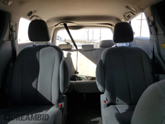 2012 Toyota Sienna with VIN 5TDZK3DC6CS180125, listed as a Copart auction lot 49168735 with 177,951 mi miles and Salvage title. Bid and sale history available at DreamBid. Image 10.