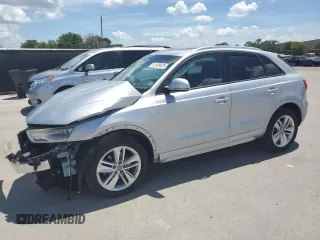 2018 Audi Q3 Premium with VIN WA1BCCFS0JR013087, listed as a Copart auction lot 61509025 with 46,374 mi miles and Non repairable. Bid and sale history available at DreamBid. Image 1.