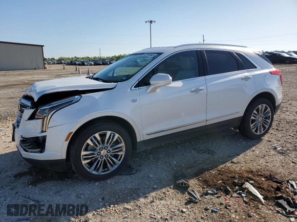 2017 Cadillac XT5 Premium Luxury FWD with VIN 1GYKNCRS3HZ154932, listed as a Copart auction lot 52018045 with 75,084 mi miles and Salvage Title. Bid and sale history available at DreamBid. Image 1.