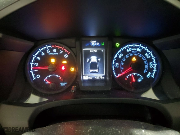 2022 Toyota Tacoma 2WD SR with VIN 3TYRX5GN3NT042835, listed as a Copart auction lot 47505285 with 42,776 mi miles and Salvage Title. Bid and sale history available at carsss.com. Image 9.