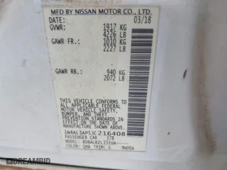 2018 Nissan Altima 2.5 SV with VIN 1N4AL3AP5JC216408, listed as a IAAI auction lot 41481988 with 216,407 mi miles. Bid and sale history available at carsss.com. Image 9.