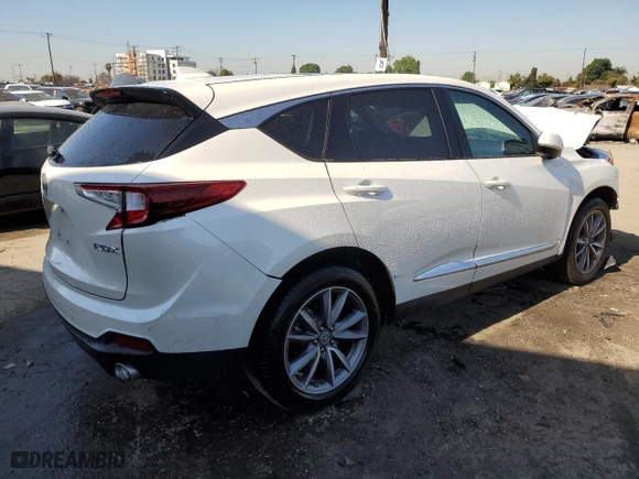 2019 Acura RDX w/Technology Pkg with VIN 5J8TC1H5XKL007583, listed as a Copart auction lot 50023455 with 86,463 mi miles and Salvage Title. Bid and sale history available at carsss.com. Image 3.