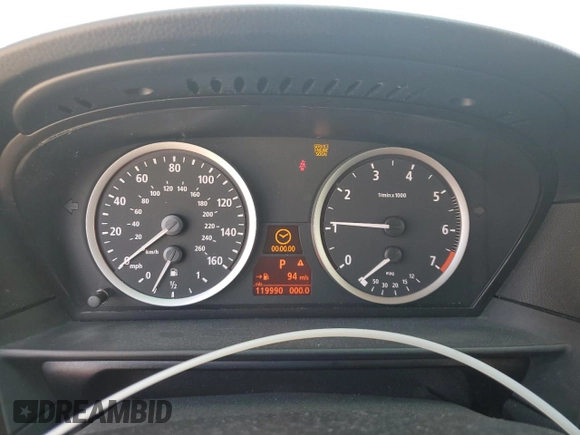 2007 BMW 5 Series 550i with VIN WBANB53527CP07613, listed as a Copart auction lot 44318875 with 119,990 mi miles and Clean Title. Bid and sale history available at DreamBid. Image 9.