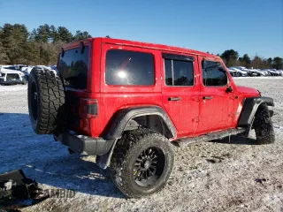 2021 Jeep Wrangler Unlimited Sport S with VIN 1C4HJXDG7MW509859, listed as a Copart auction lot 42185545 with 41,805 mi miles and Salvage Title. Bid and sale history available at carsss.com. Image 3.