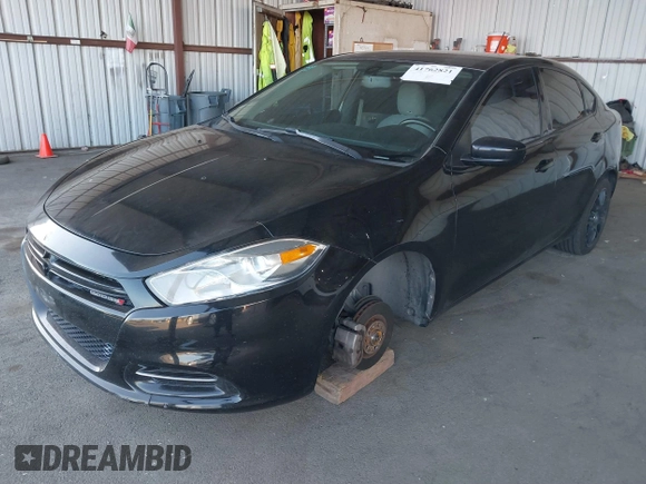 2013 Dodge Dart SXT with VIN 1C3CDFBA0DD104503, listed as a IAAI auction lot 41762821 with 177,434 mi miles. Bid and sale history available at carsss.com. Image 2.