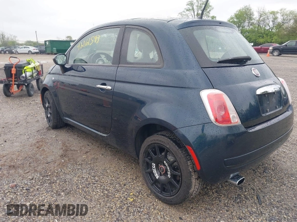 2013 FIAT 500 Pop z VIN 3C3CFFAR5DT532921, wystawiony jako IAAI lot #42161543 z przebiegiem 94 331 mil mil oraz . Historia ofert i sprzedaży dostępna na DreamBid. Obrazek 3.