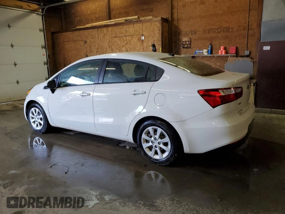 2016 Kia Rio LX with VIN KNADM4A34G6000917, listed as a Copart auction lot 54165495 with 113,272 mi miles and Salvage Title. Bid and sale history available at carsss.com. Image 2.