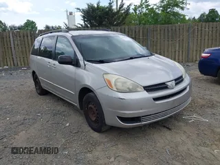 2005 Toyota Sienna CE with VIN 5TDZA23C55S373531, listed as a IAAI auction lot 42149346 with 175,689 mi miles and . Bid and sale history available at DreamBid. Image 1.