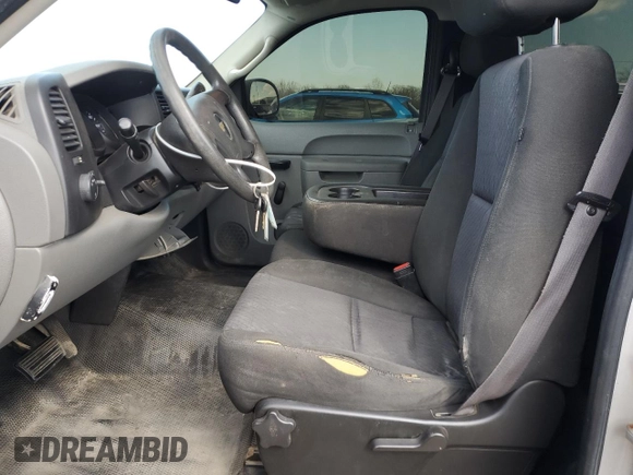 2011 Chevrolet Silverado 1500 Work Truck with VIN 1GCNCPEA8BZ153960, listed as a Copart auction lot 50545345 with 72,446 mi miles and Salvage Title. Bid and sale history available at DreamBid. Image 7.