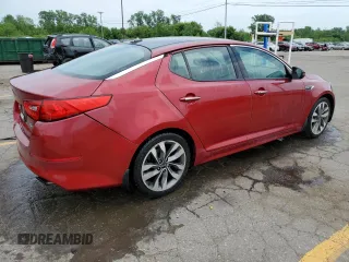 2015 Kia Optima SX Turbo with VIN 5XXGR4A64FG408491, listed as a Copart auction lot 59315544 with 112,518 mi miles and Clean Title. Bid and sale history available at carsss.com. Image 3.
