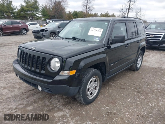 2016 Jeep Patriot Sport z VIN 1C4NJRBB3GD594933, wystawiony jako IAAI lot #41775766 z przebiegiem 133 275 mil mil oraz . Historia ofert i sprzedaży dostępna na DreamBid. Obrazek 2.