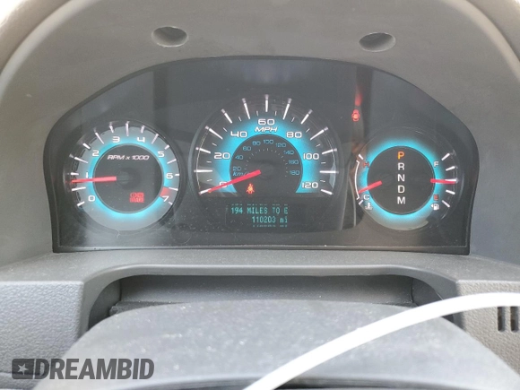 2012 Ford Fusion SEL with VIN 3FAHP0JG7CR173454, listed as a Copart auction lot 53687285 with 110,203 mi miles and Salvage Title. Bid and sale history available at carsss.com. Image 9.