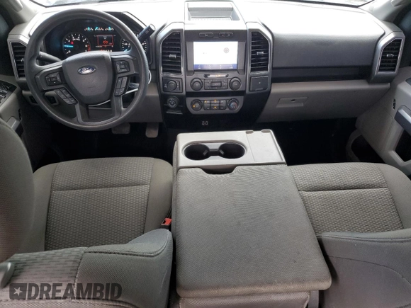 2019 Ford F-150 XL with VIN 1FTFW1E53KFC70522, listed as a Copart auction lot 55631445 with 117,292 mi miles and Salvage title. Bid and sale history available at DreamBid. Image 8.