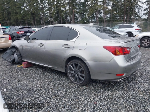 2015 Lexus GS 350 with VIN JTHCE1BL7FA005550, listed as a IAAI auction lot 41846779 with 91,087 mi miles. Bid and sale history available at carsss.com. Image 3.