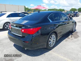 2015 Infiniti Q50 Premium with VIN JN1BV7AR2FM408326, listed as a IAAI auction lot 42580193 with 167,185 mi miles and . Bid and sale history available at DreamBid. Image 4.