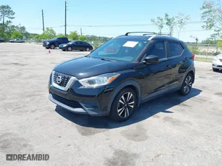 2018 Nissan Kicks SV with VIN 3N1CP5CU6JL533630, listed as a IAAI auction lot 42042097 with 165,299 mi miles. Bid and sale history available at carsss.com. Image 2.