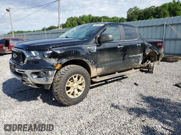 2020 Ford Ranger XL with VIN 1FTER4FH3LLA84334, listed as a Copart auction lot 58409925 with 77,897 mi miles and Salvage title. Bid and sale history available at DreamBid. Image 1.