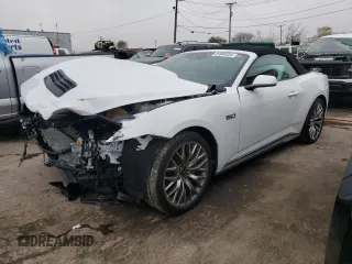 2024 Ford Mustang GT Premium with VIN 1FAGP8FF7R5104107, listed as a Copart auction lot 81084034 with 8,389 mi miles and Clean title. Bid and sale history available at DreamBid. Image 1.