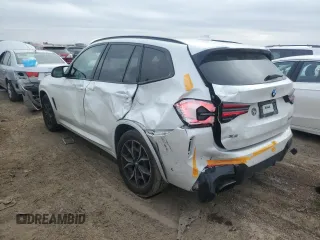 2023 BMW X3 M40i with VIN 5UX83DP04P9R12013, listed as a Copart auction lot 44515045 with 36,308 mi miles and Salvage Title. Bid and sale history available at DreamBid. Image 2.