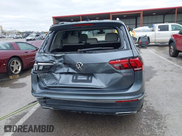 2019 Volkswagen Tiguan SEL Premium with VIN 3VV4B7AX9KM095580, listed as a IAAI auction lot 41915639 with 67,440 mi miles and . Bid and sale history available at DreamBid. Image 16.