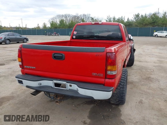 2000 GMC Sierra 1500 SLE with VIN 1GTEK19T3YZ153062, listed as a IAAI auction lot 41827424 with Not Provided miles and . Bid and sale history available at DreamBid. Image 4.