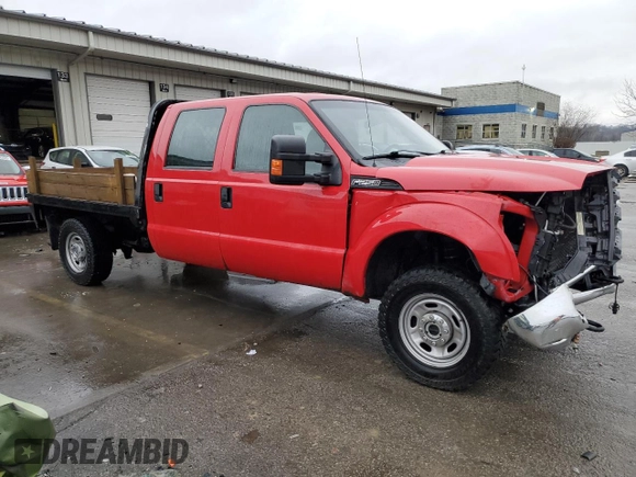2015 Ford Super Duty F-250 SRW XL with VIN 1FD7W2B62FED31258, listed as a Copart auction lot 43535215 with 152,048 mi miles and Salvage Title. Bid and sale history available at carsss.com. Image 4.