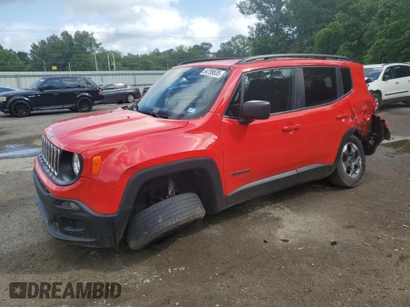 2018 Jeep Renegade Sport с VIN ZACCJAAB7JPG85934, выставлен на аукционе Copart как лот 54799535 с пробегом 85 919 миль миль и Списание • Salvage title. История ставок и продаж доступна на DreamBid. Изображение 1.